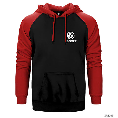 Ubisoft Çift Renk Reglan Kol Sweatshirt / Hoodie