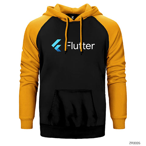 Flutter Çift Renk Reglan Kol Sweatshirt / Hoodie