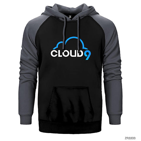 Cloud9 Cloud Çift Renk Reglan Kol Sweatshirt / Hoodie