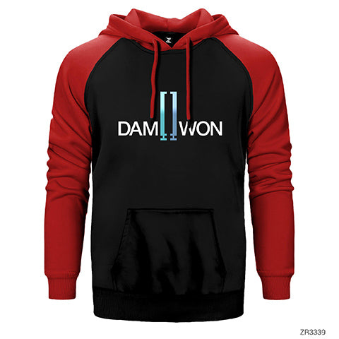 DW Gaming Çift Renk Reglan Kol Sweatshirt / Hoodie