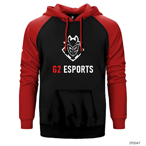 G2 Esports Çift Renk Reglan Kol Sweatshirt / Hoodie