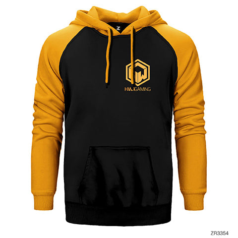 HWA Gaming Çift Renk Reglan Kol Sweatshirt / Hoodie