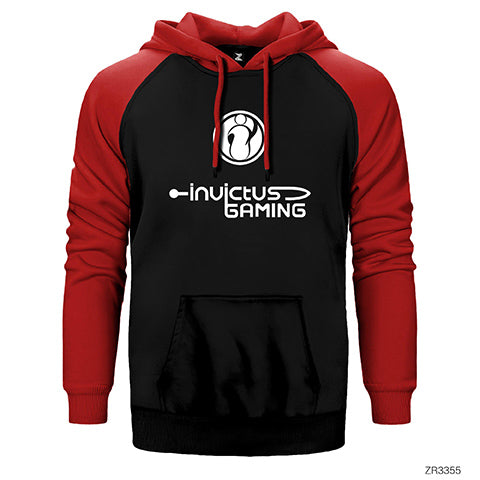 Invictus Gaming Çift Renk Reglan Kol Sweatshirt / Hoodie