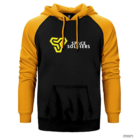 Space Soliders Article Çift Renk Reglan Kol Sweatshirt / Hoodie