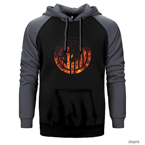 Team Solomid Fire Çift Renk Reglan Kol Sweatshirt / Hoodie