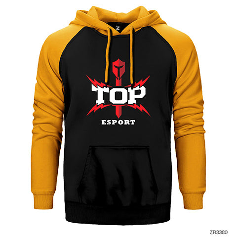 Topsports Gaming Lightning Çift Renk Reglan Kol Sweatshirt / Hoodie