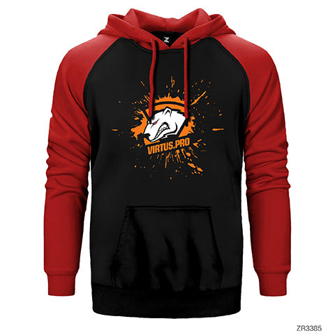 Virtus Pro Splash Çift Renk Reglan Kol Sweatshirt / Hoodie