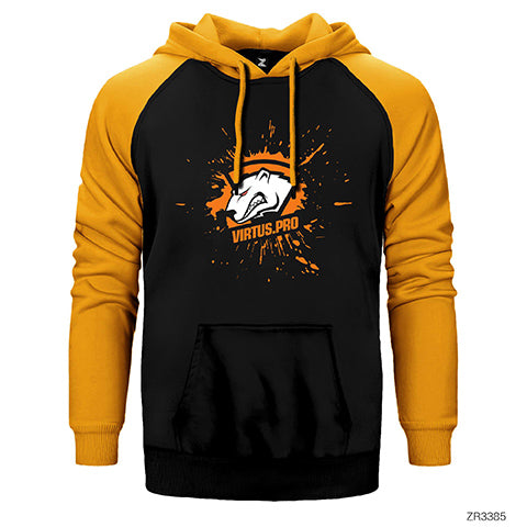 Virtus Pro Splash Çift Renk Reglan Kol Sweatshirt / Hoodie