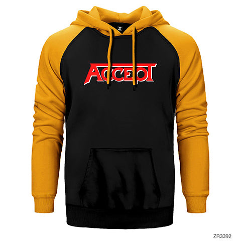 Accept Classic Çift Renk Reglan Kol Sweatshirt / Hoodie