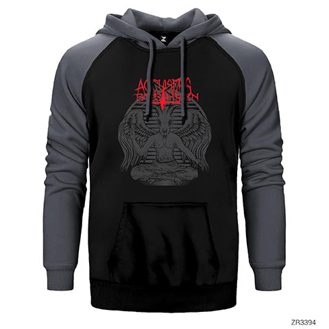 Accusers Çift Renk Reglan Kol Sweatshirt / Hoodie