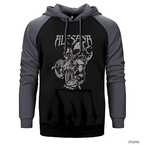 Alesana Çift Renk Reglan Kol Sweatshirt / Hoodie