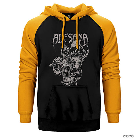 Alesana Çift Renk Reglan Kol Sweatshirt / Hoodie