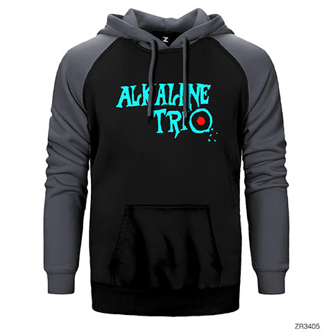 Alkaline Trio Çift Renk Reglan Kol Sweatshirt / Hoodie
