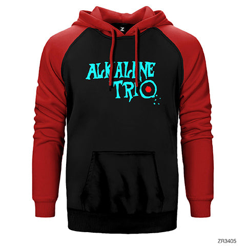 Alkaline Trio Çift Renk Reglan Kol Sweatshirt / Hoodie