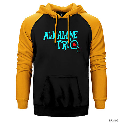 Alkaline Trio Çift Renk Reglan Kol Sweatshirt / Hoodie