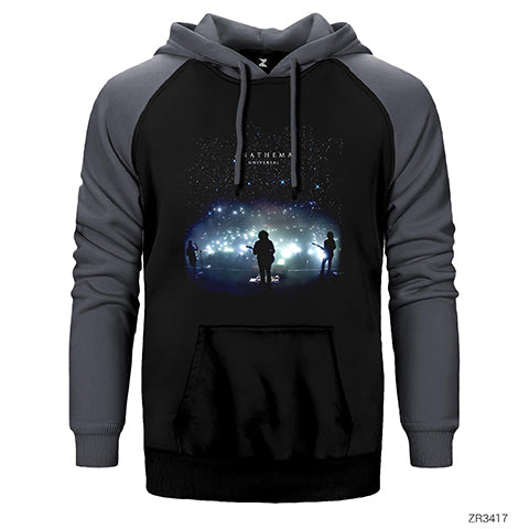 Anathema Universal Çift Renk Reglan Kol Sweatshirt / Hoodie