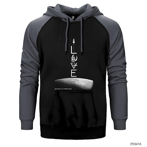 Angels and Airwaves Love Çift Renk Reglan Kol Sweatshirt / Hoodie