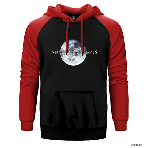 Angels and Airwaves Moon Çift Renk Reglan Kol Sweatshirt / Hoodie
