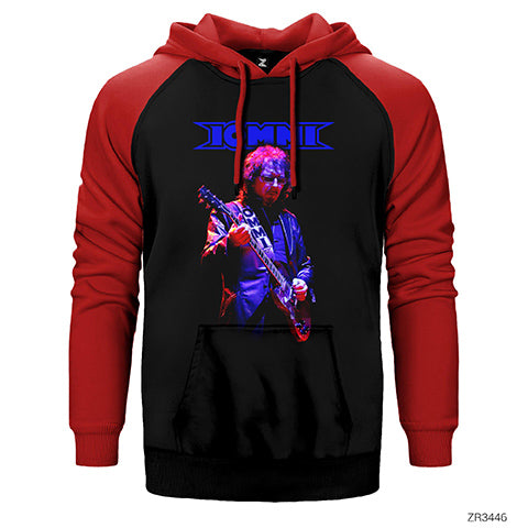 Tony Iommi Concert Çift Renk Reglan Kol Sweatshirt / Hoodie