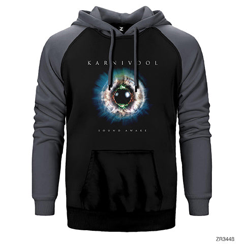Karnivool Sound Awake Çift Renk Reglan Kol Sweatshirt / Hoodie