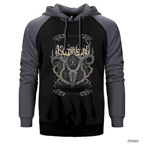 Korpikland Chaos Çift Renk Reglan Kol Sweatshirt / Hoodie