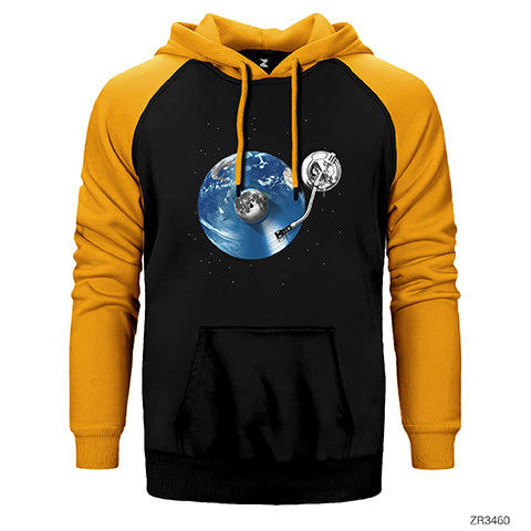 Vinyl World Çift Renk Reglan Kol Sweatshirt / Hoodie