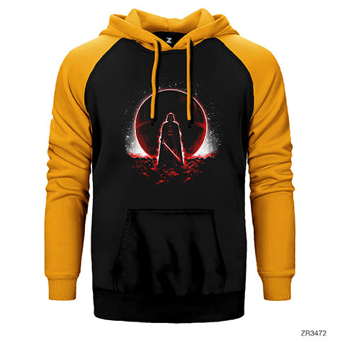 Star Wars The Dark Side Red Çift Renk Reglan Kol Sweatshirt / Hoodie