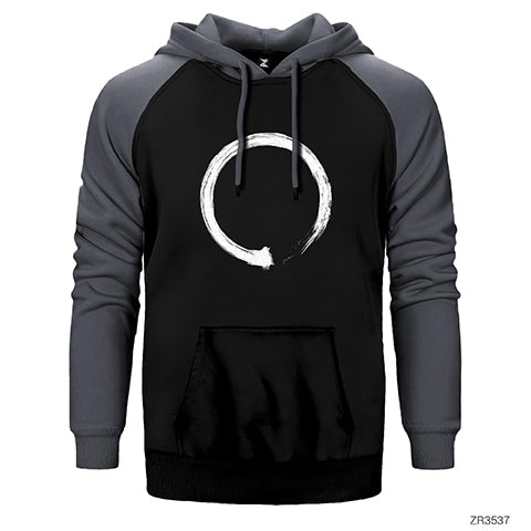 O Çift Renk Reglan Kol Sweatshirt / Hoodie