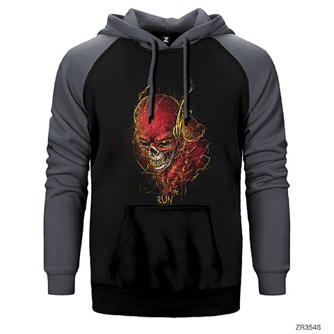 Flash Hunter Zolomon Çift Renk Reglan Kol Sweatshirt / Hoodie
