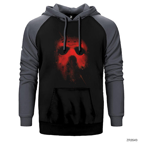 Friday The 13Th Çift Renk Reglan Kol Sweatshirt / Hoodie