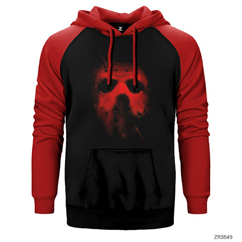 Friday The 13Th Çift Renk Reglan Kol Sweatshirt / Hoodie