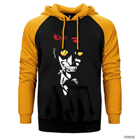 Hellsing Ultimate Cross Çift Renk Reglan Kol Sweatshirt / Hoodie