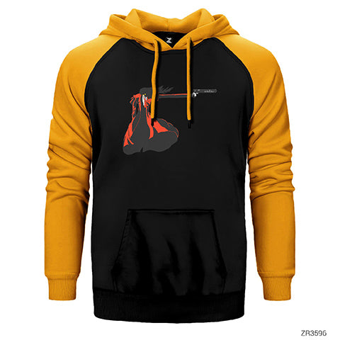 Hellsing Ultimate Gun Çift Renk Reglan Kol Sweatshirt / Hoodie