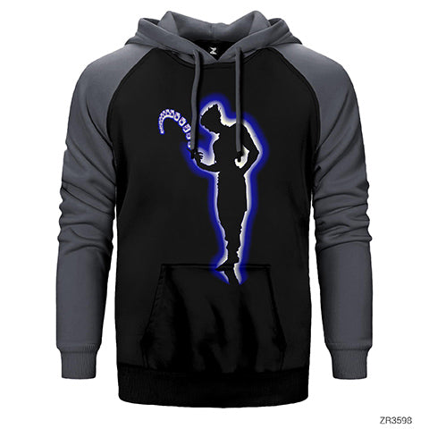 Hunter X Hunter Hisoka Çift Renk Reglan Kol Sweatshirt / Hoodie