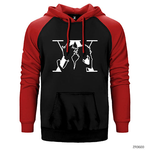 Hunter-x-hunter Killua And Gon Çift Renk Reglan Kol Sweatshirt / Hoodie