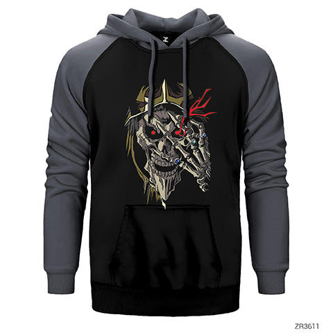 Overlord Çift Renk Reglan Kol Sweatshirt / Hoodie