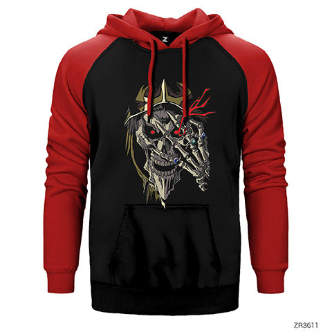 Overlord Çift Renk Reglan Kol Sweatshirt / Hoodie
