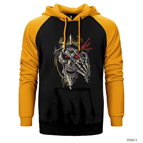 Overlord Çift Renk Reglan Kol Sweatshirt / Hoodie