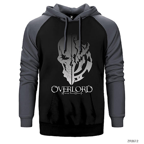OverLord Sorcerer Kingdom Çift Renk Reglan Kol Sweatshirt / Hoodie