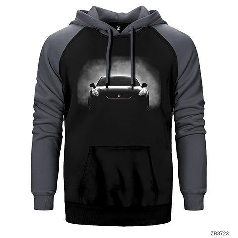 GTR Smoke Çift Renk Reglan Kol Sweatshirt / Hoodie