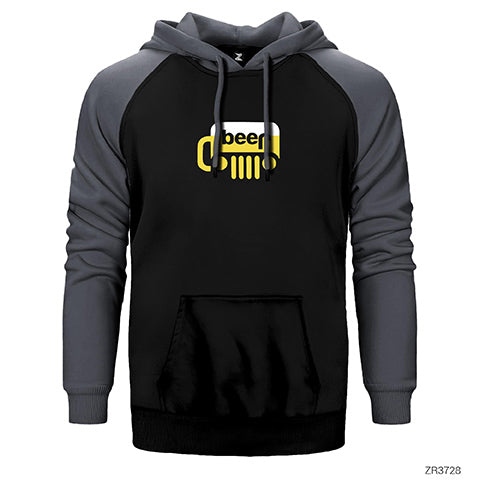 Jeep Beej Çift Renk Reglan Kol Sweatshirt / Hoodie