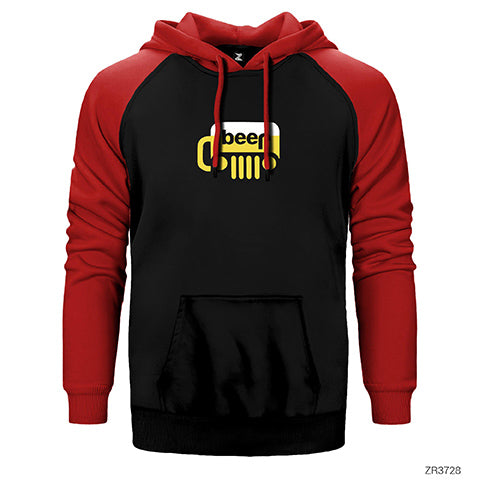 Jeep Beej Çift Renk Reglan Kol Sweatshirt / Hoodie