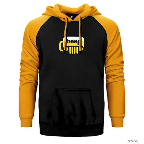Jeep Beej Çift Renk Reglan Kol Sweatshirt / Hoodie