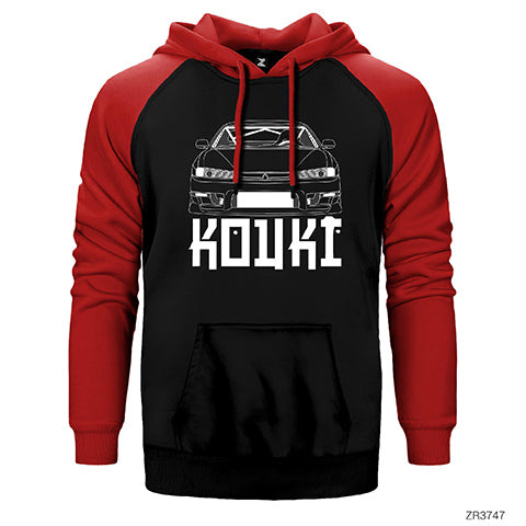 Nissan Kouki Çift Renk Reglan Kol Sweatshirt / Hoodie