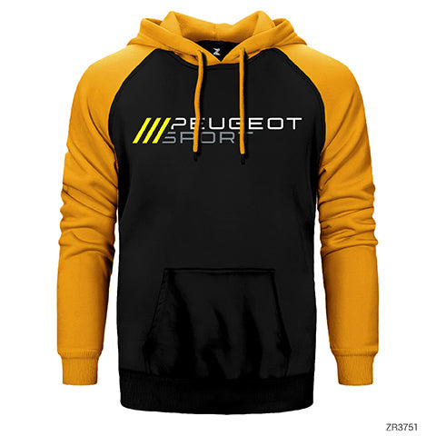 Peugeot Sport Slash Çift Renk Reglan Kol Sweatshirt / Hoodie