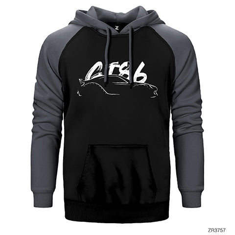 Toyota CT86 Çift Renk Reglan Kol Sweatshirt / Hoodie