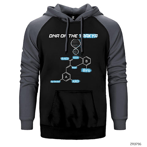 Dna Of The Trakya Çift Renk Reglan Kol Sweatshirt / Hoodie