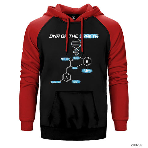 Dna Of The Trakya Çift Renk Reglan Kol Sweatshirt / Hoodie