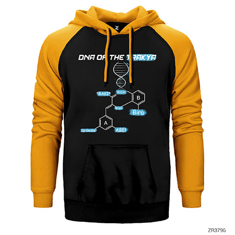 Dna Of The Trakya Çift Renk Reglan Kol Sweatshirt / Hoodie