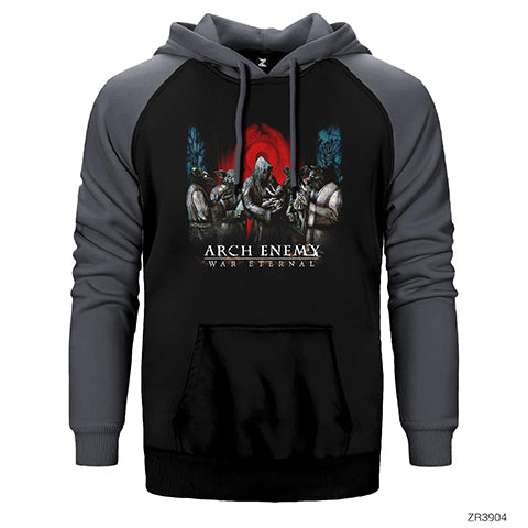 Arch Enemy War Eternal Çift Renk Reglan Kol Sweatshirt / Hoodie